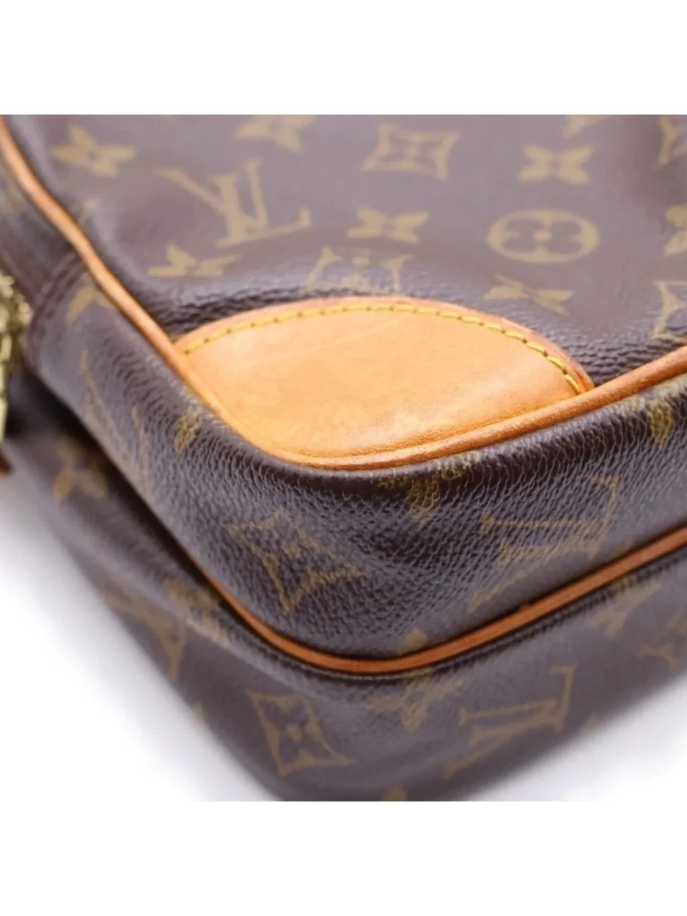 Louis Vuitton Amazon Monogram Lambskin Shoulder Bag Brown